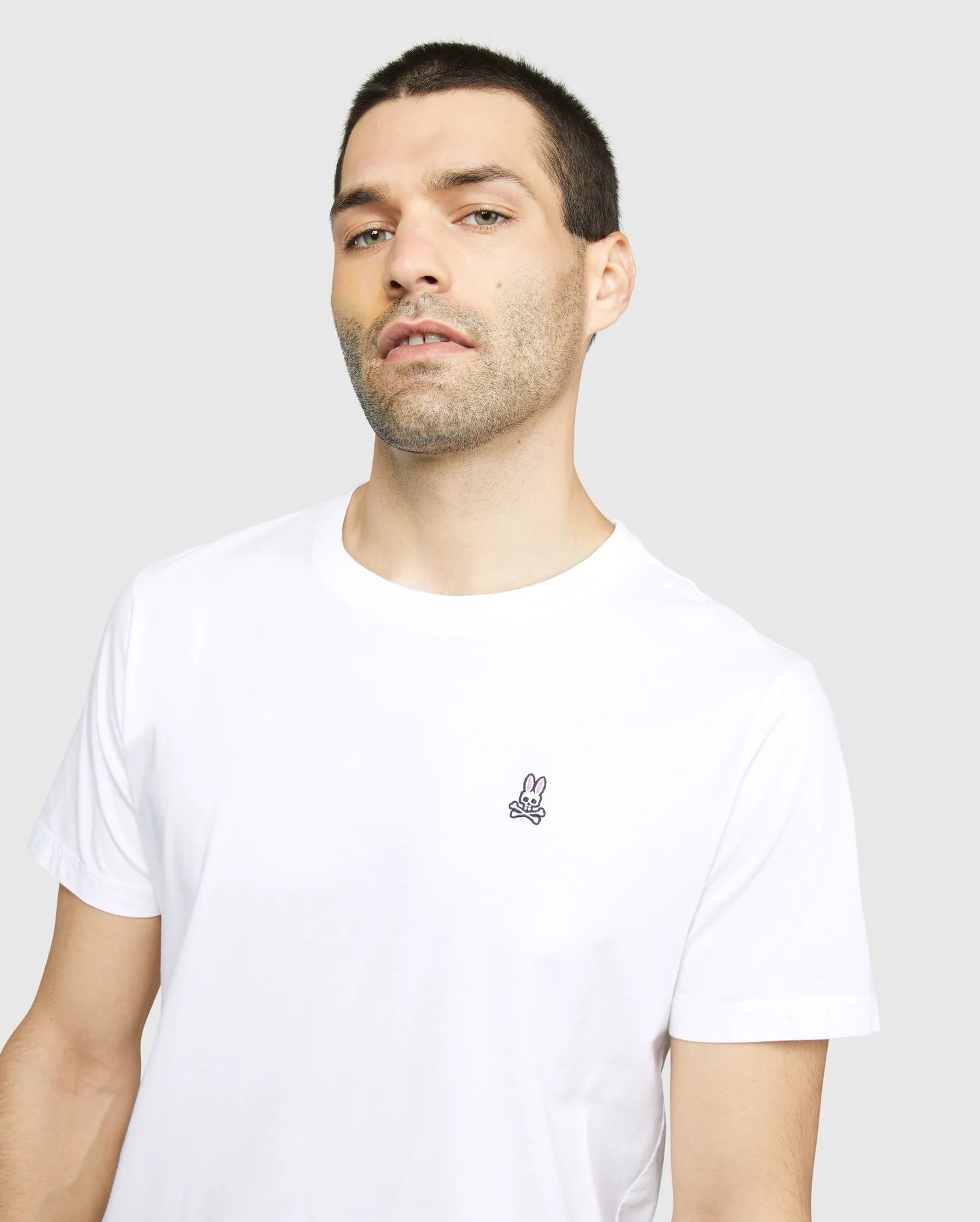 Men's Psycho Bunny Classic Crew Neck Tee White