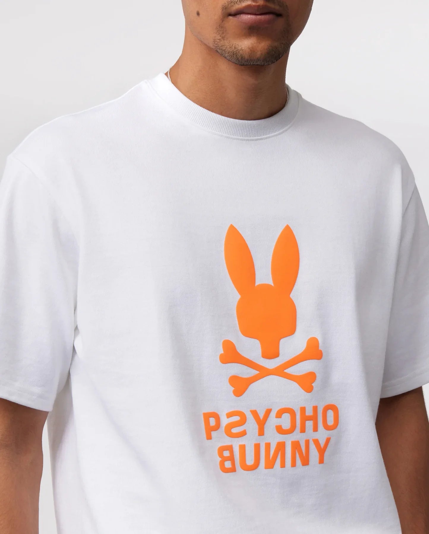 Men's Psycho Bunny Lloyds Relaxed Fit Graphic Tee White