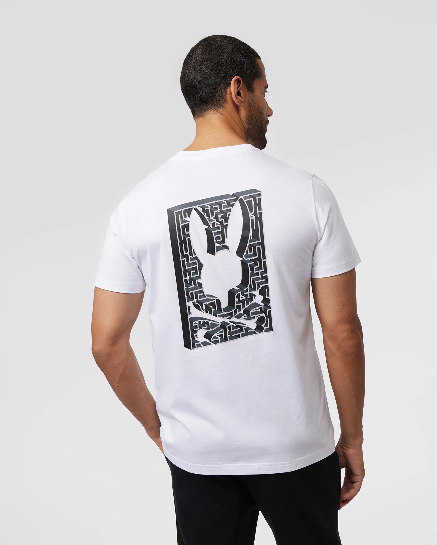 Men's Psycho Bunny Pisani Graphic Tee White