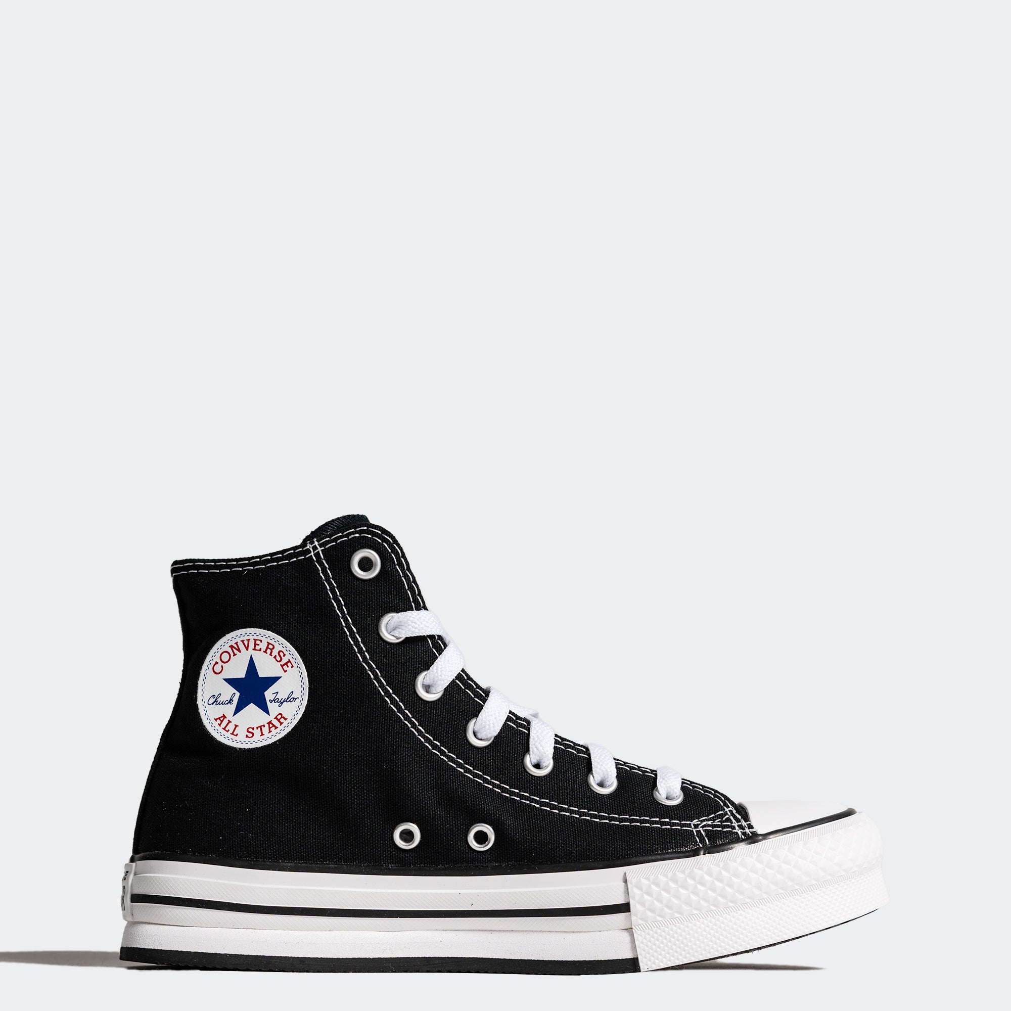 Big Kid Converse Chuck Taylor All Star Lift Platform Black