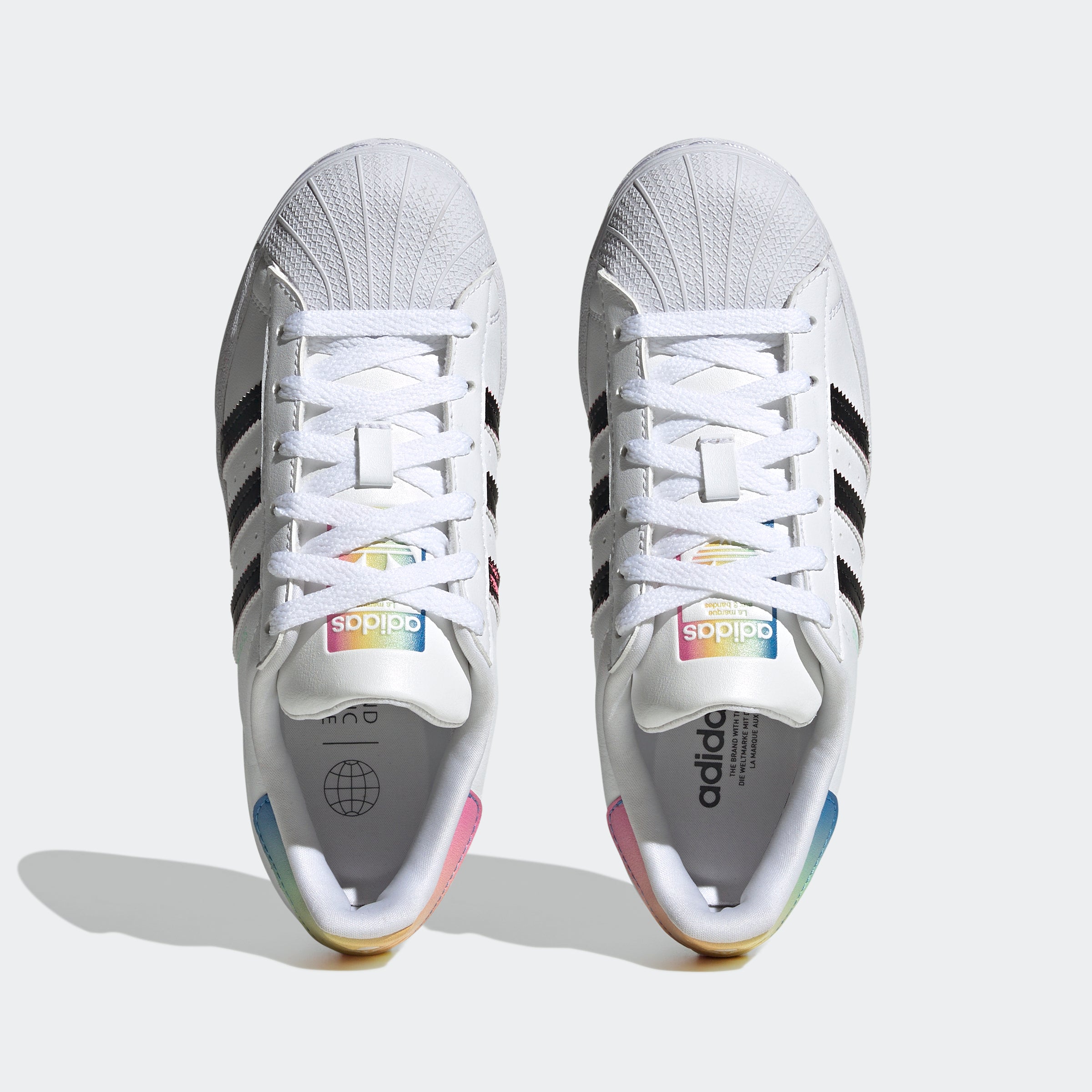 Big Kids adidas Originals Superstar Shoes White