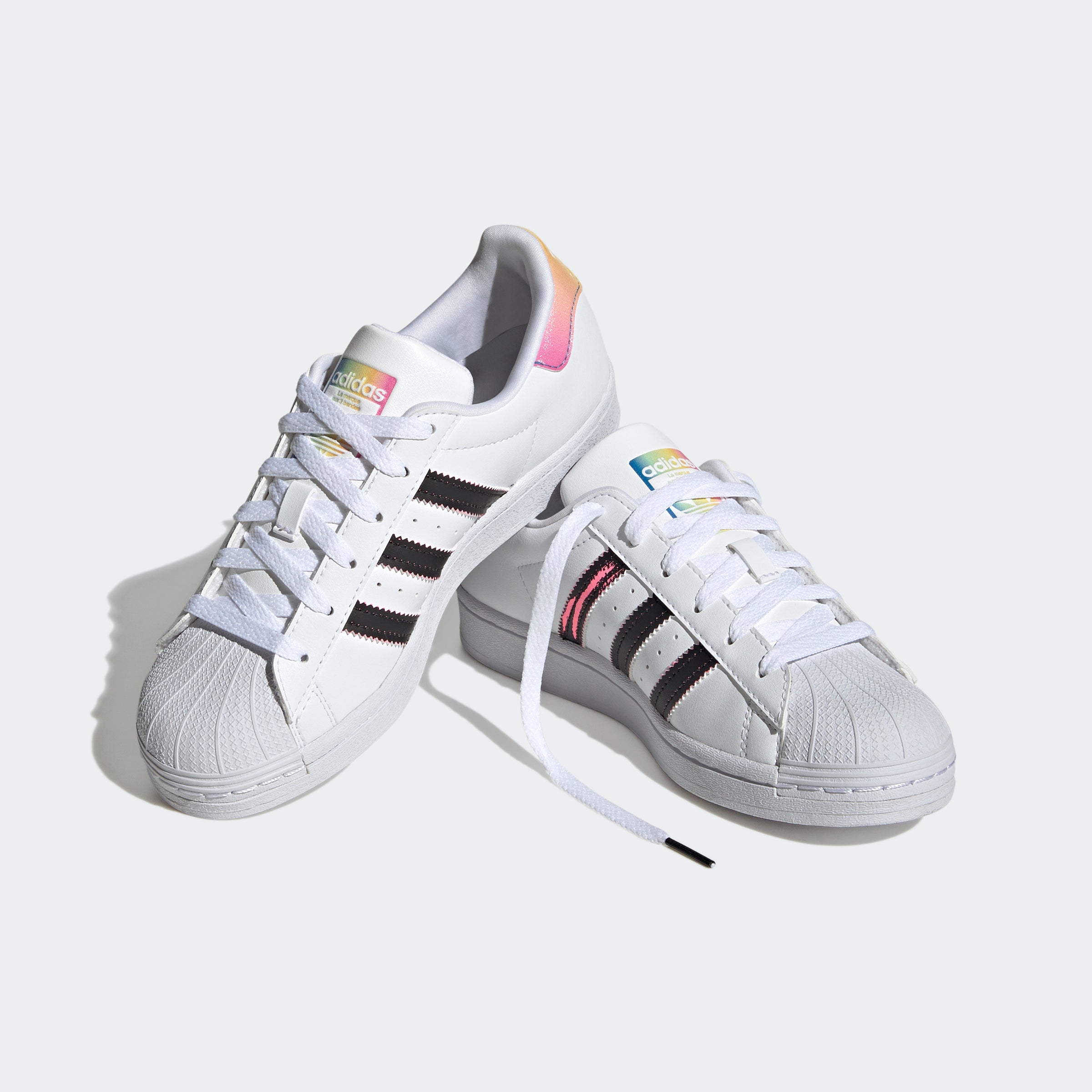 Big Kids adidas Originals Superstar Shoes White