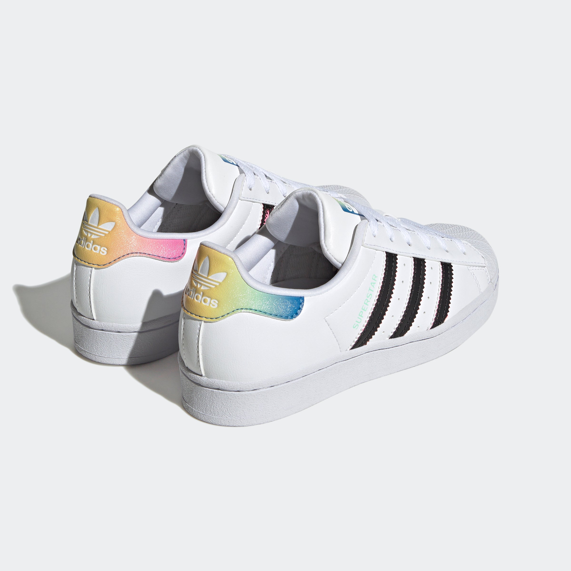 Big Kids adidas Originals Superstar Shoes White