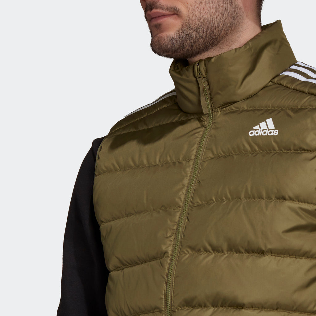 Men's adidas Hiking Essentials Light Down Vest Focus Olive