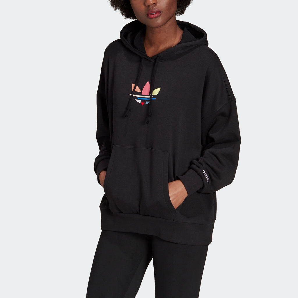 Women's adidas Originals Shattered Trefoil Oversize Hoodie