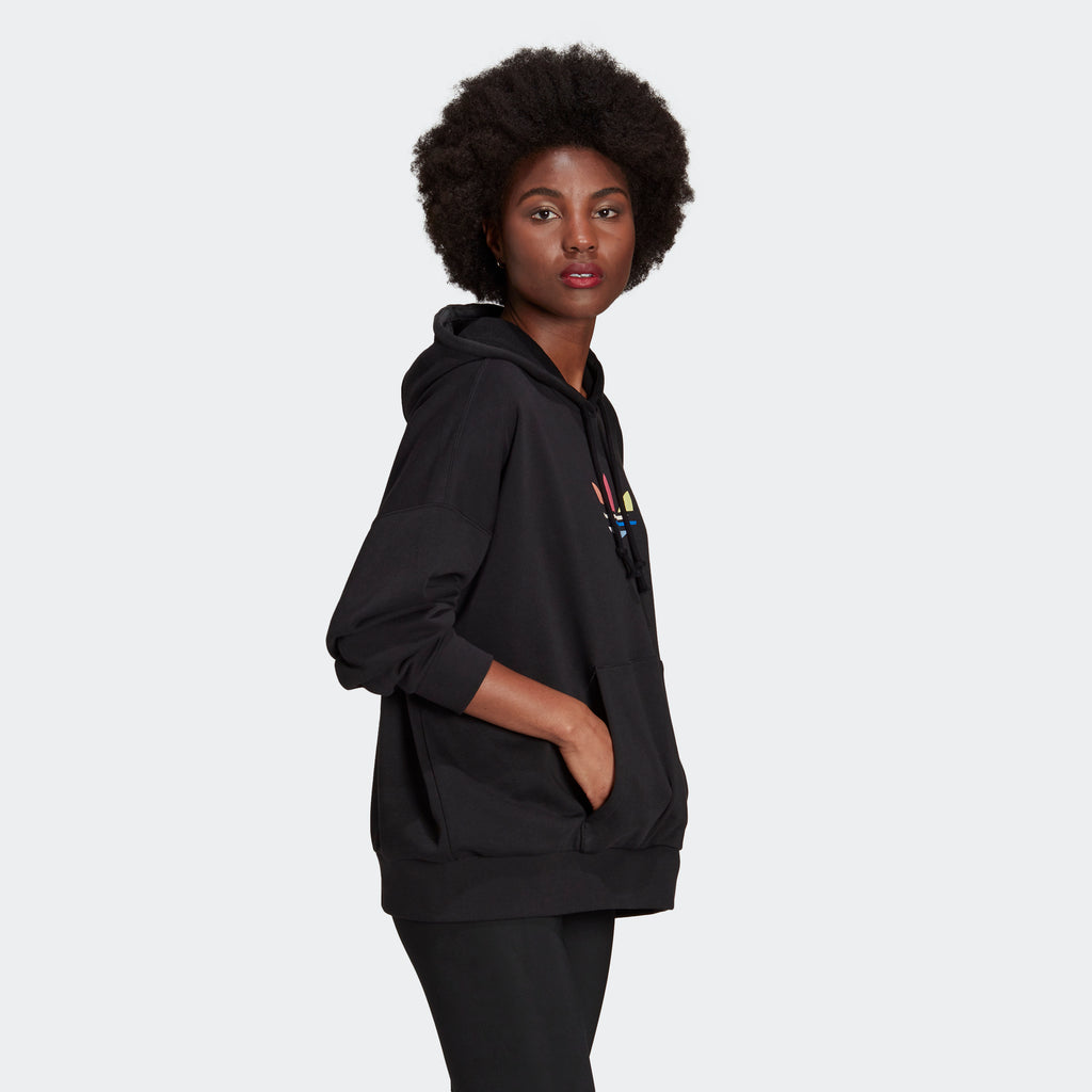 Women's adidas Originals Shattered Trefoil Oversize Hoodie