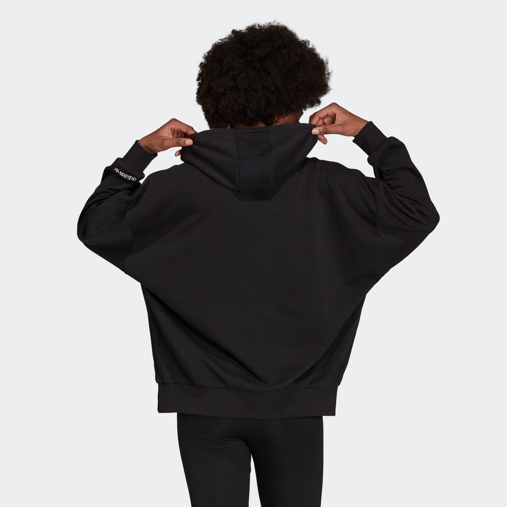 Women's adidas Originals Shattered Trefoil Oversize Hoodie