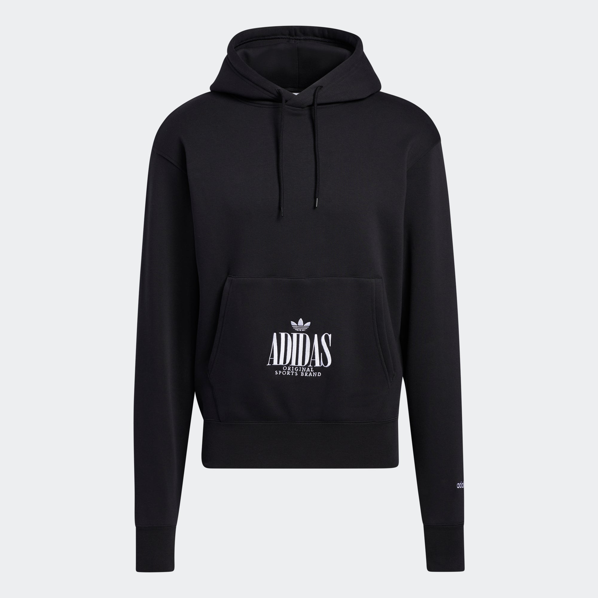 Men's adidas Originals Trefoil Script Hoodie Black