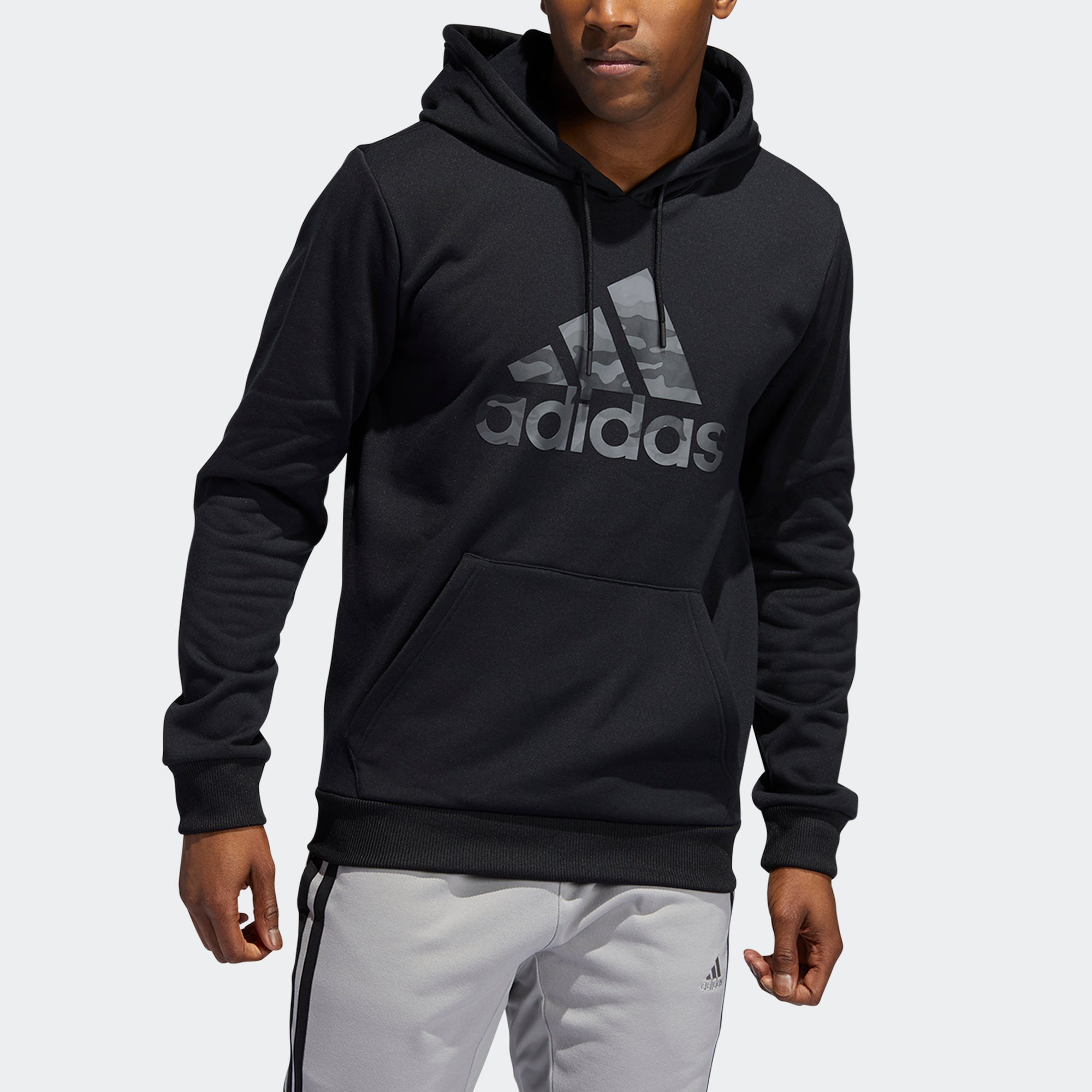 Men's adidas Performance Legends Camo Cozy Hoodie Black