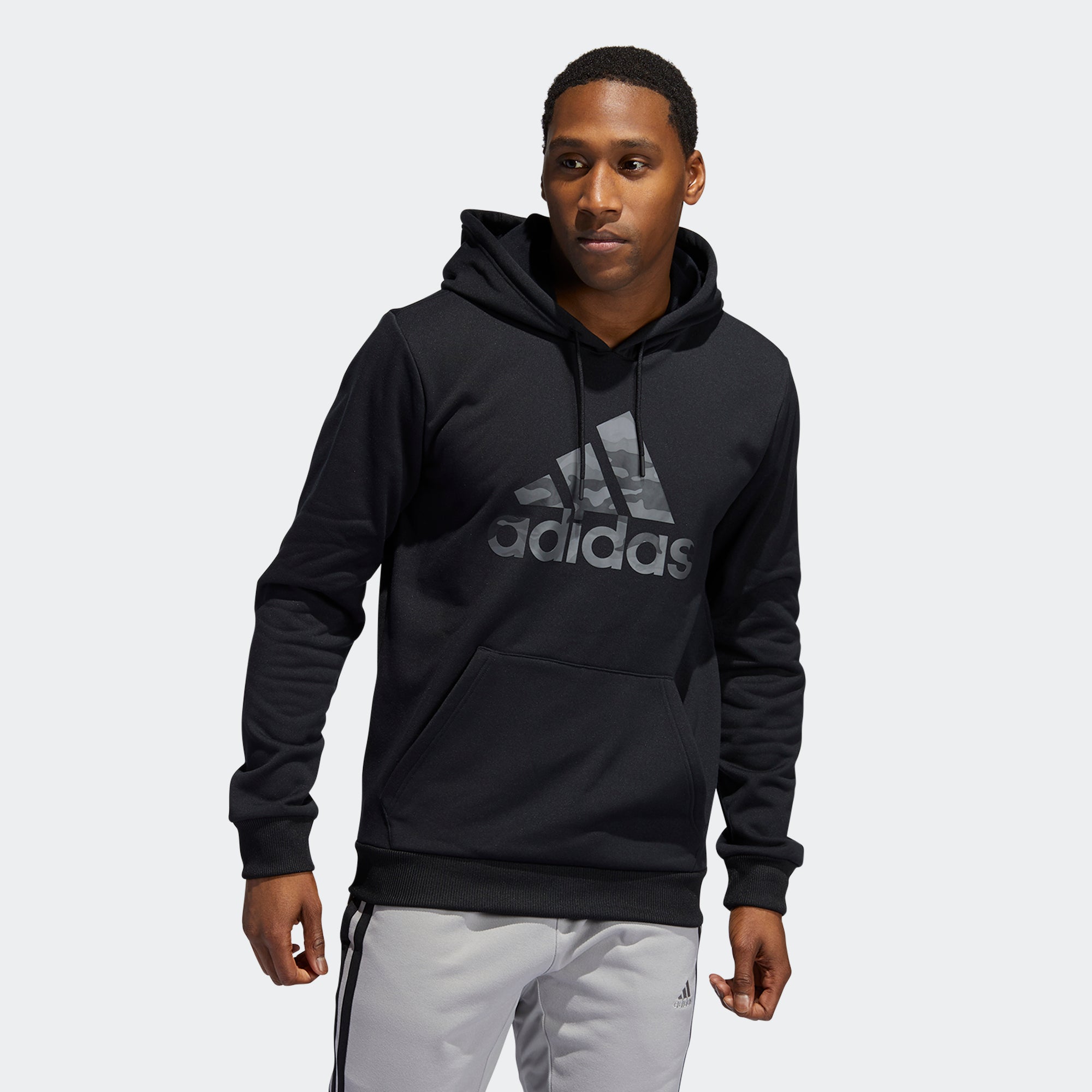 Men's adidas Performance Legends Camo Cozy Hoodie Black