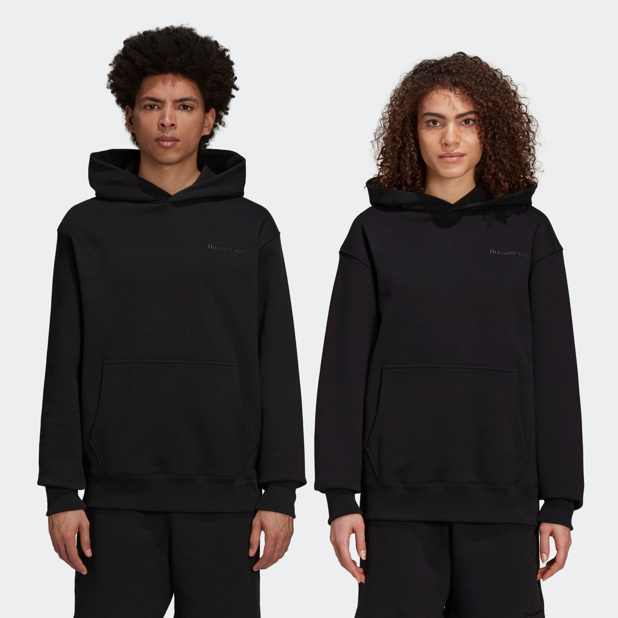 Unisex adidas Originals Pharrell Williams Basics Hoodie Black