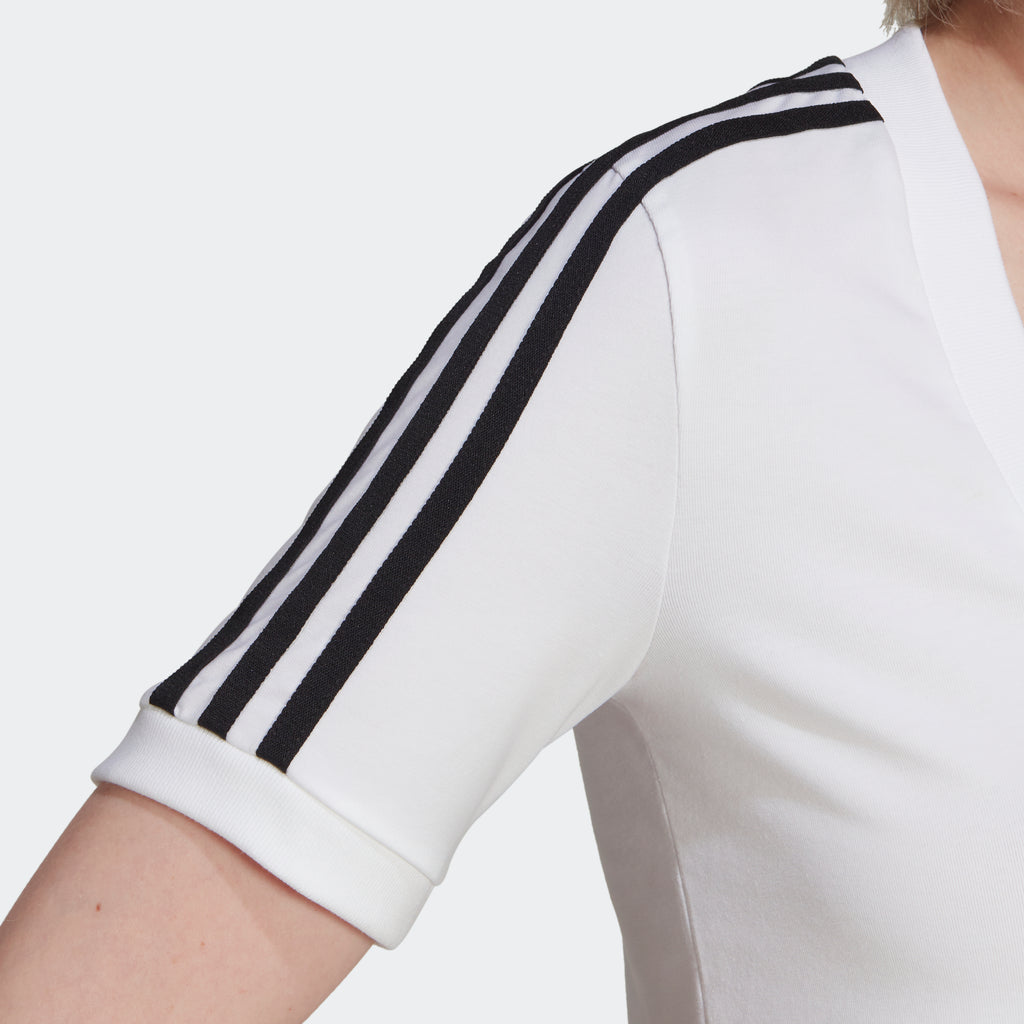 Women's adidas Originals Adicolor Classics Cropped Tee White