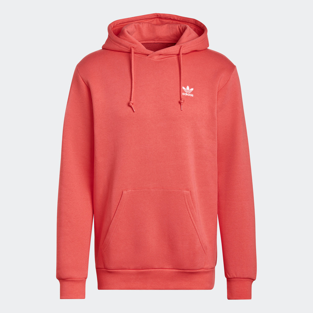 Men’s adidas Originals Adicolor Essentials Trefoil Hoodie Semi Turbo Red