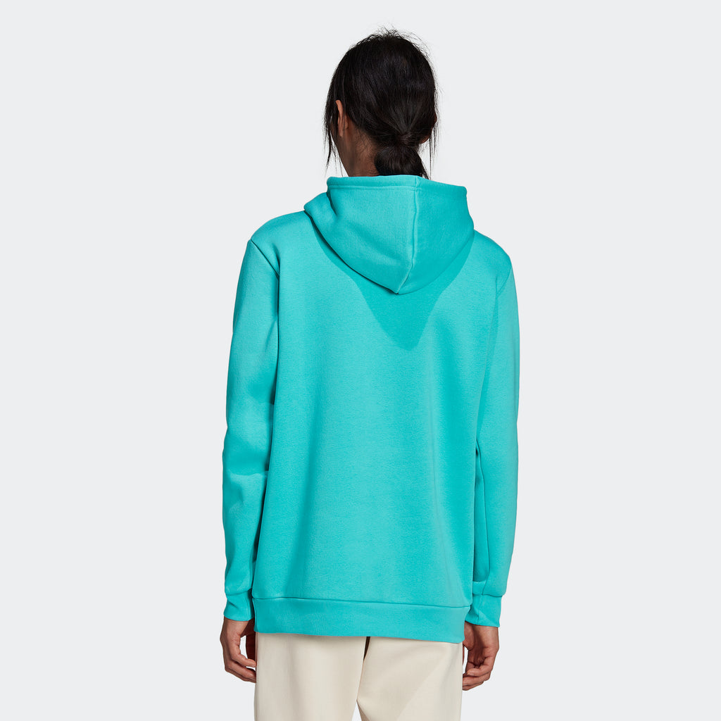 Men’s adidas Originals Adicolor Essentials Trefoil Hoodie Semi Mint Rush