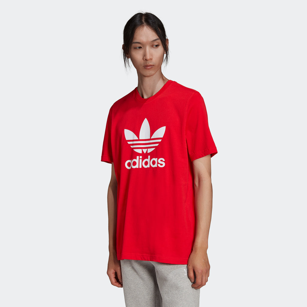 Men’s adidas Originals Adicolor Classics Trefoil Tee Vivid Red