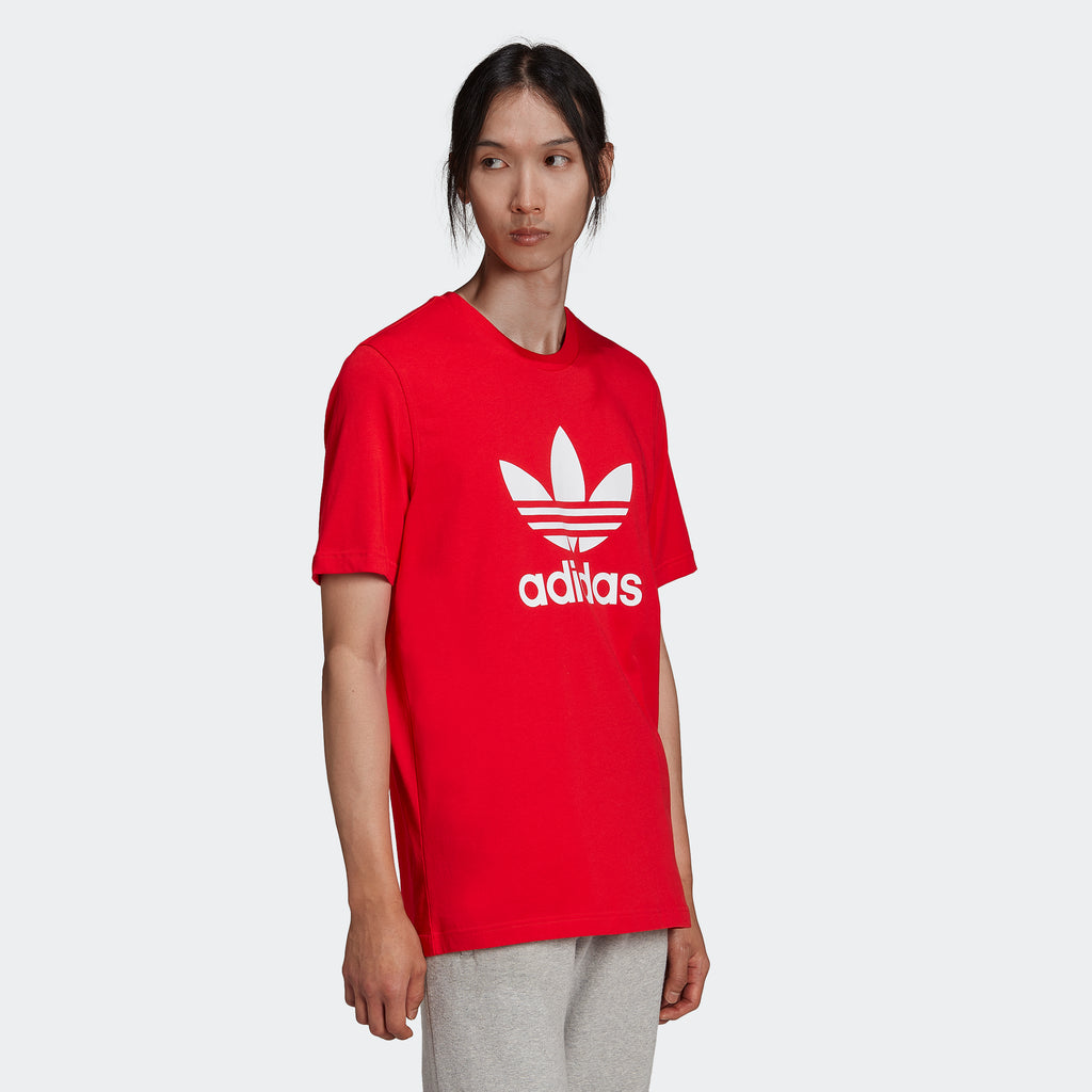 Men’s adidas Originals Adicolor Classics Trefoil Tee Vivid Red