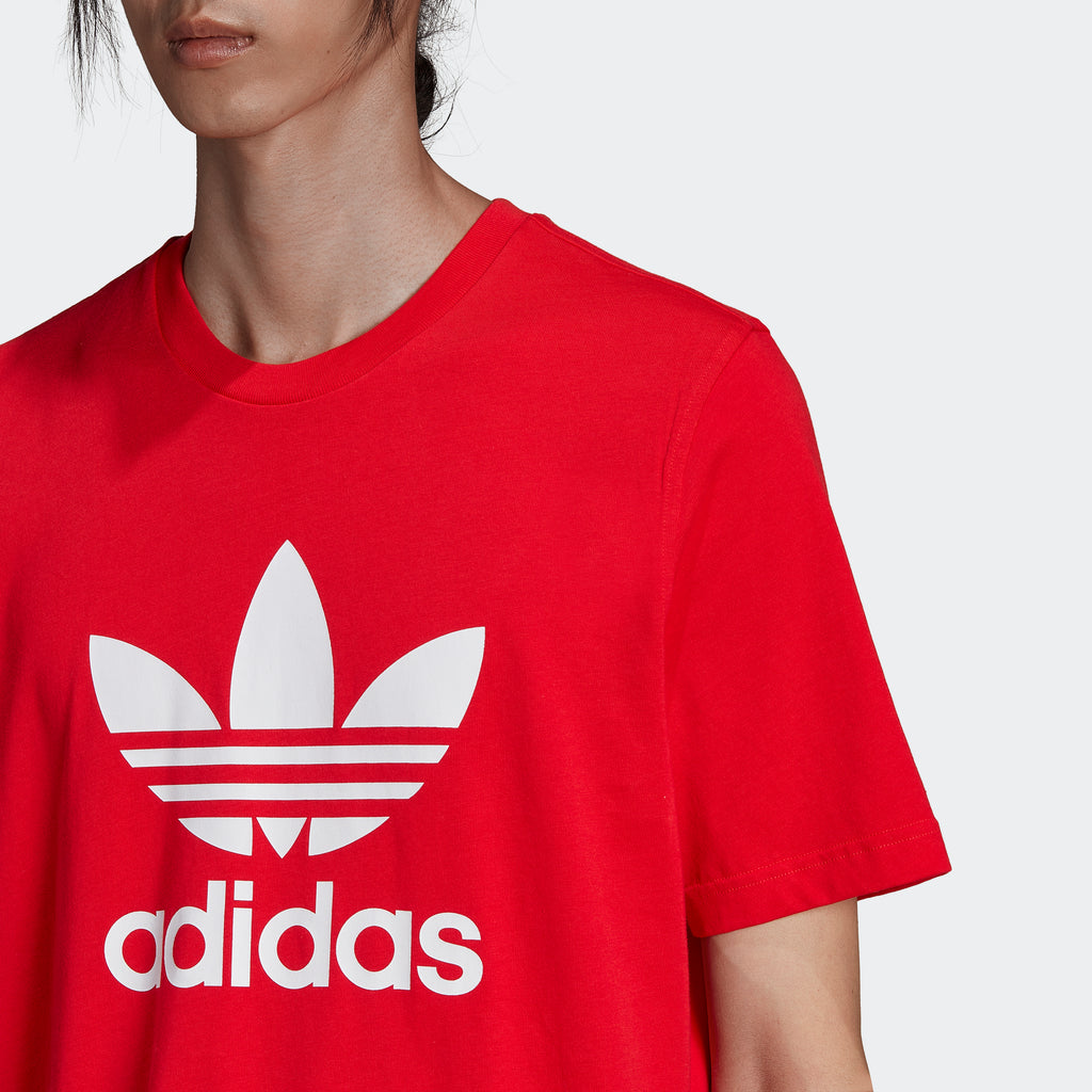 Men’s adidas Originals Adicolor Classics Trefoil Tee Vivid Red