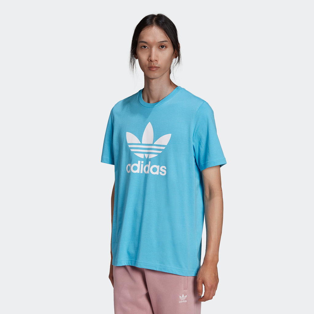 Men’s adidas Originals Adicolor Classics Trefoil Tee Sky Rush