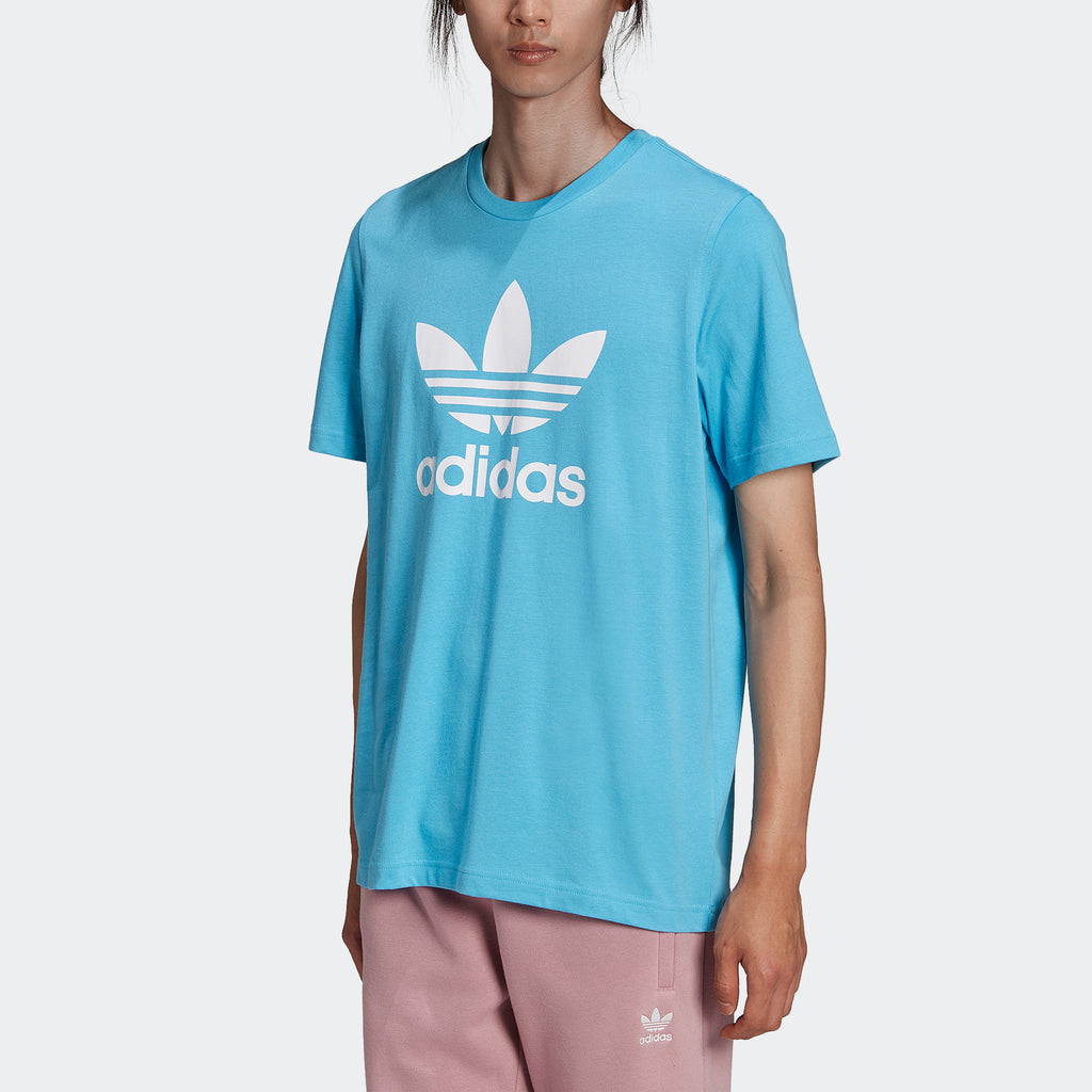 Men’s adidas Originals Adicolor Classics Trefoil Tee Sky Rush