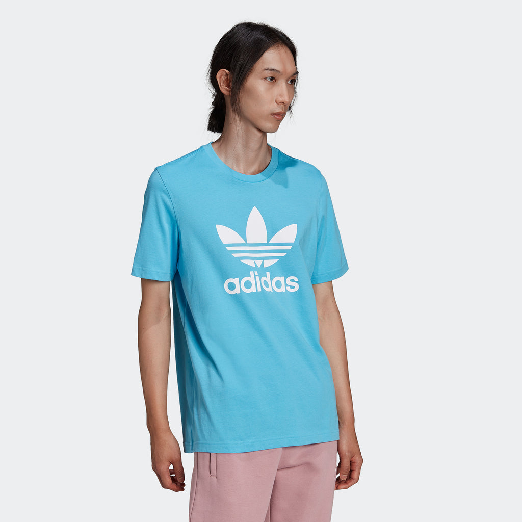 Men’s adidas Originals Adicolor Classics Trefoil Tee Sky Rush