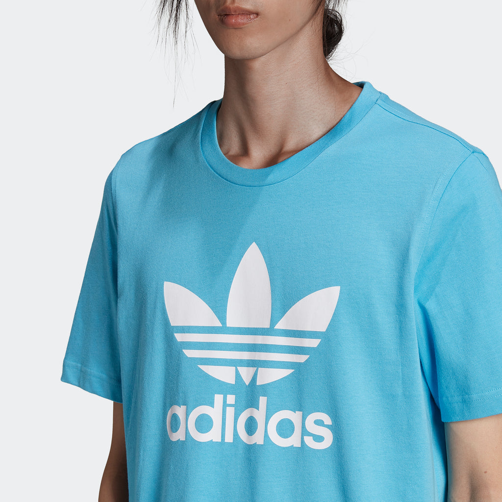 Men’s adidas Originals Adicolor Classics Trefoil Tee Sky Rush