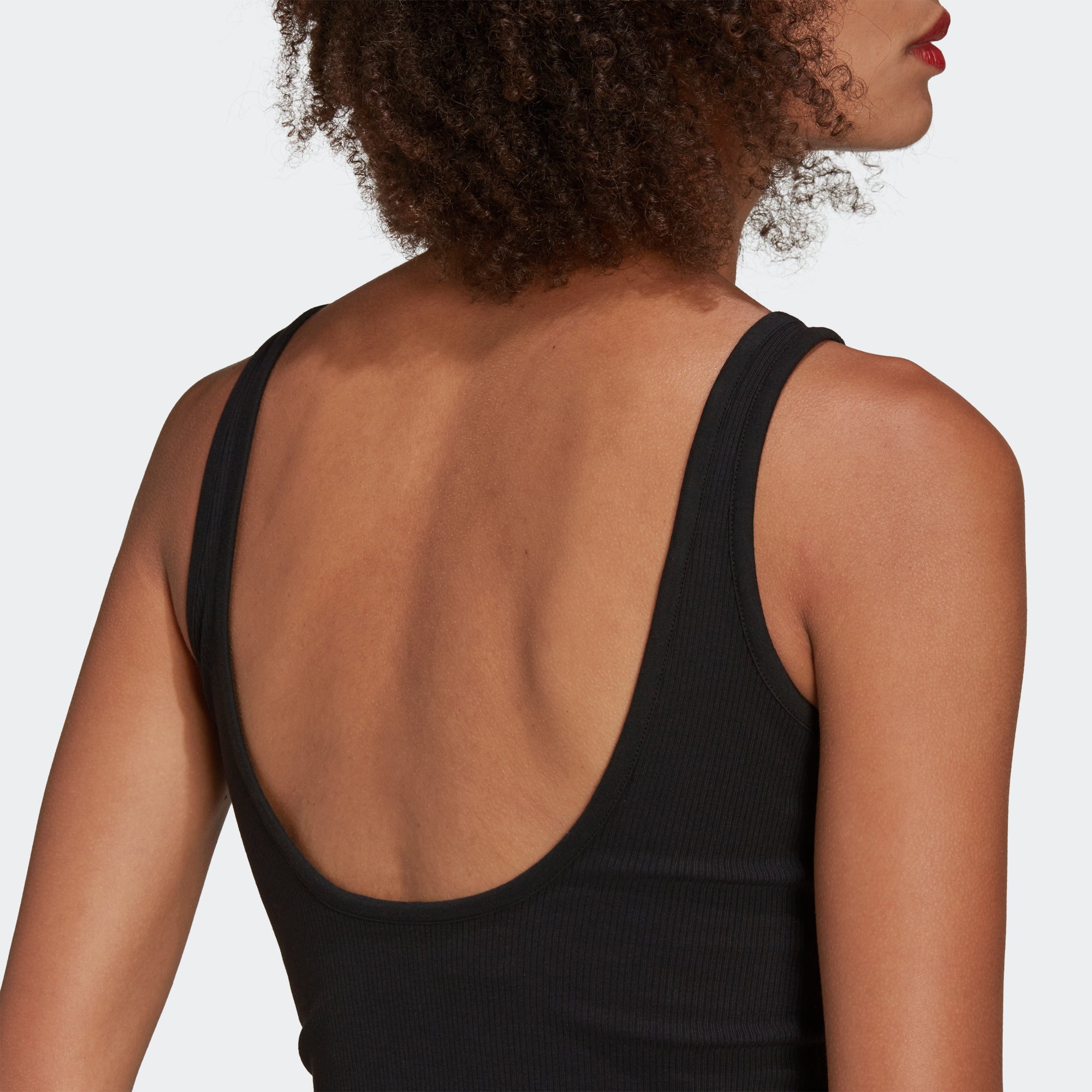 Women's adidas Originals Essentials Rib Tank Top Black
