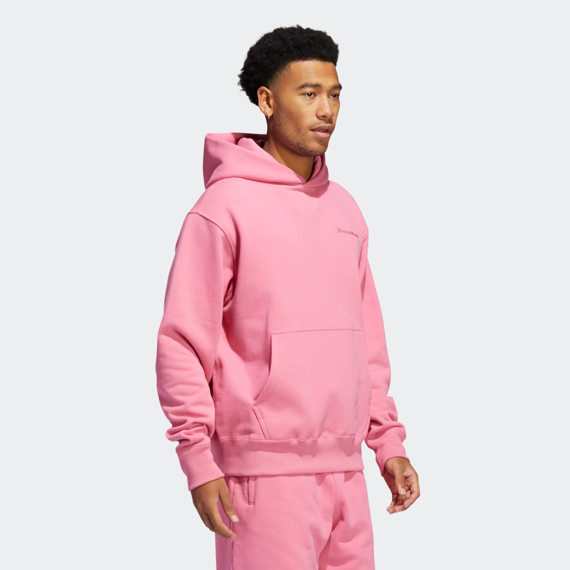 Unisex adidas Originals Pharrell Williams Basics Hoodie Rose Tone