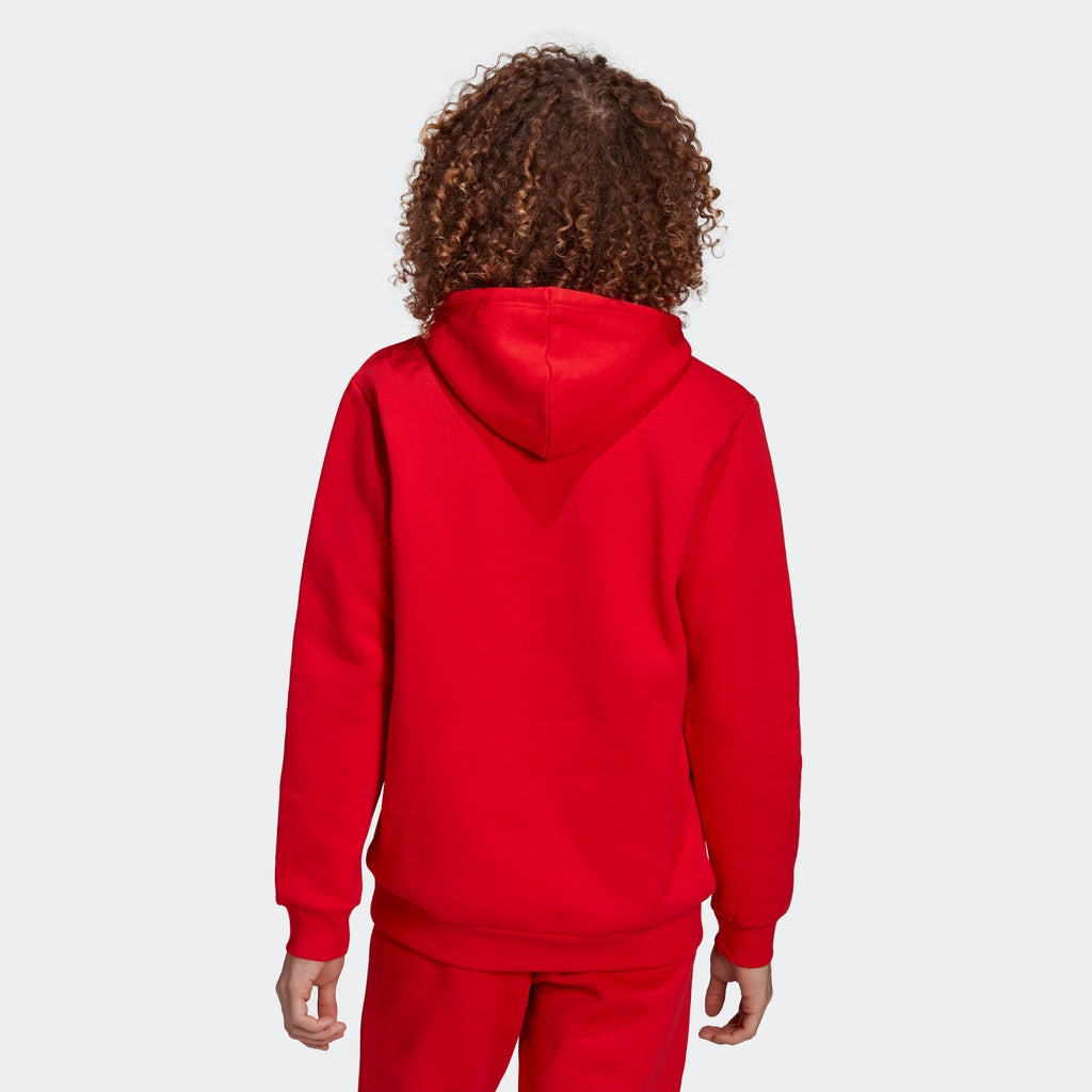 Men’s adidas Originals Adicolor Essentials Trefoil Hoodie Vivid Red