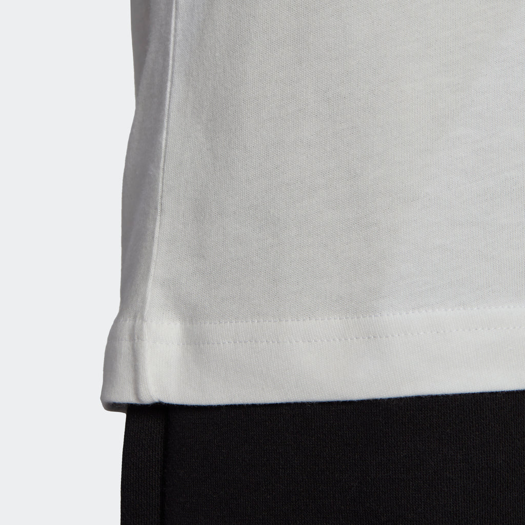 Men's adidas Originals Trefoil Linear T-Shirt White