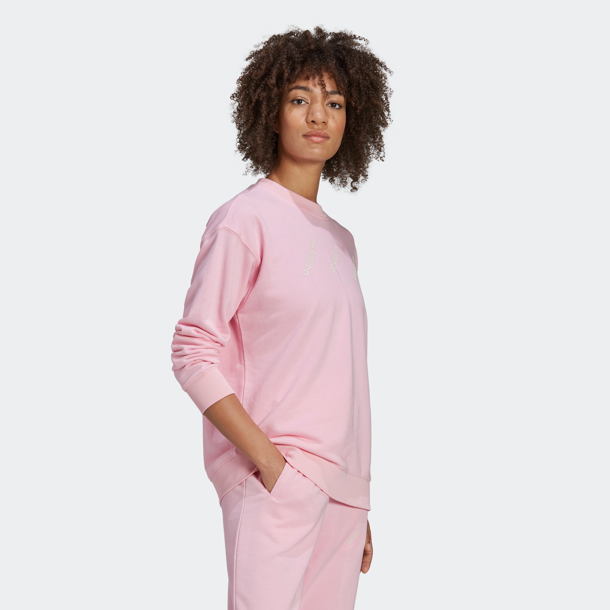 Women's adidas Originals Crew Sweatshirt True Pink