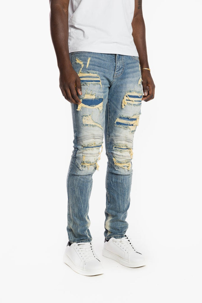 Men's Smoke Rise Engineered Fashion Jeans Surf Blue