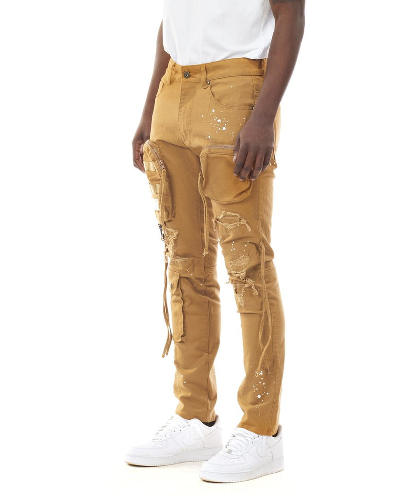 Men's Smoke Rise Cargo Fashion Twill Pants Wheat