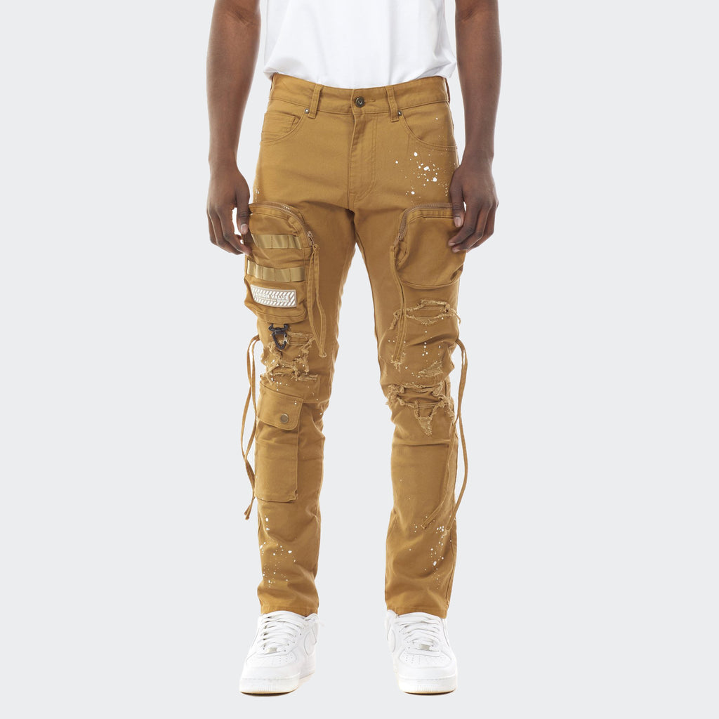 Men's Smoke Rise Cargo Fashion Twill Pants Wheat