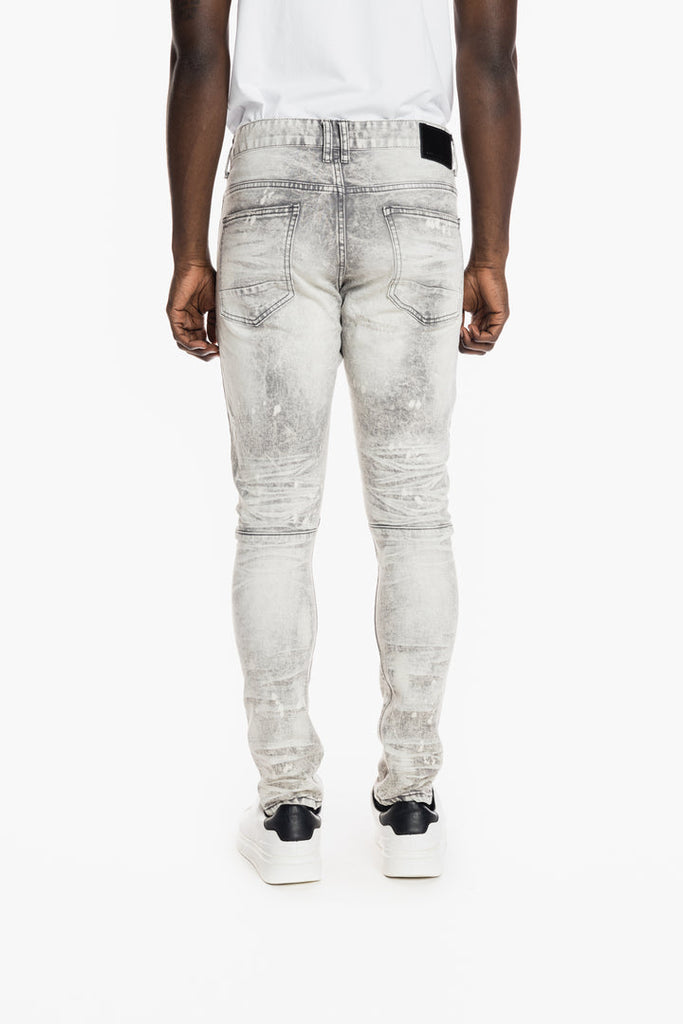 Men's Smoke Rise Overspray Semi Basic Jeans Frost Grey