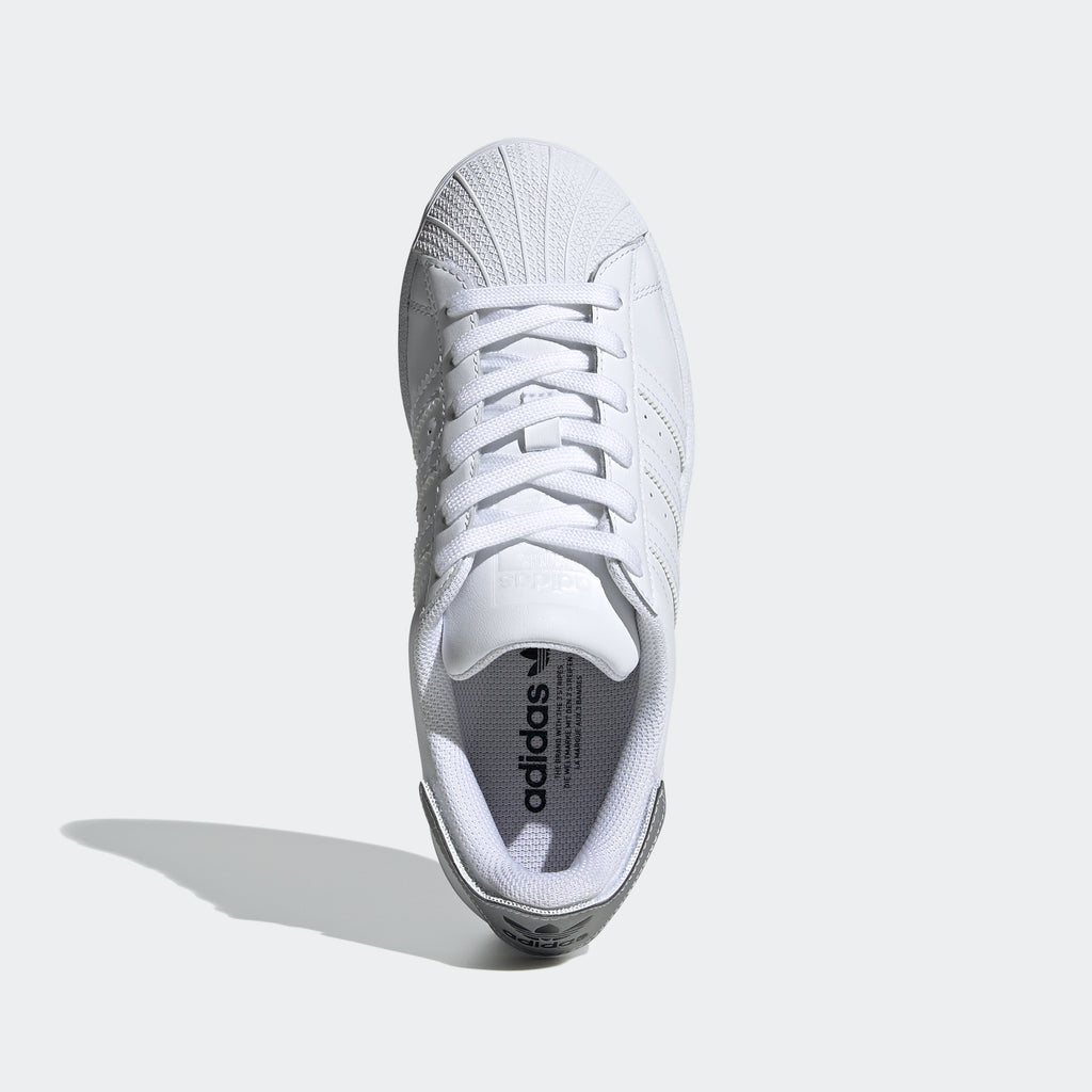 Kids' adidas Originals Superstar Shoes White