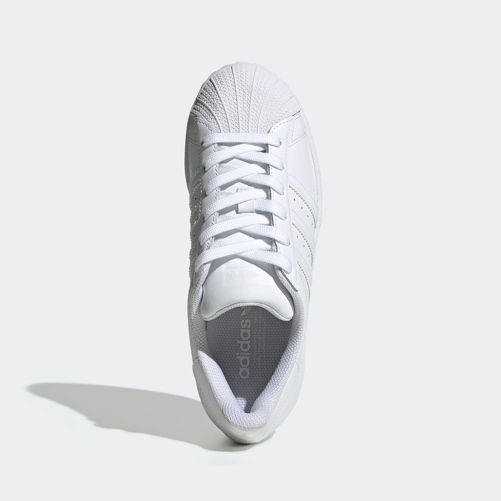 Kids' adidas Originals Superstar Shoes Triple White