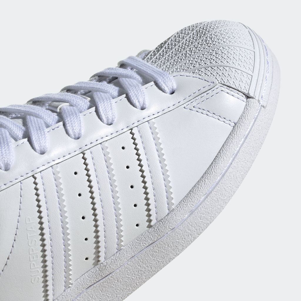 Kids' adidas Originals Superstar Shoes Triple White