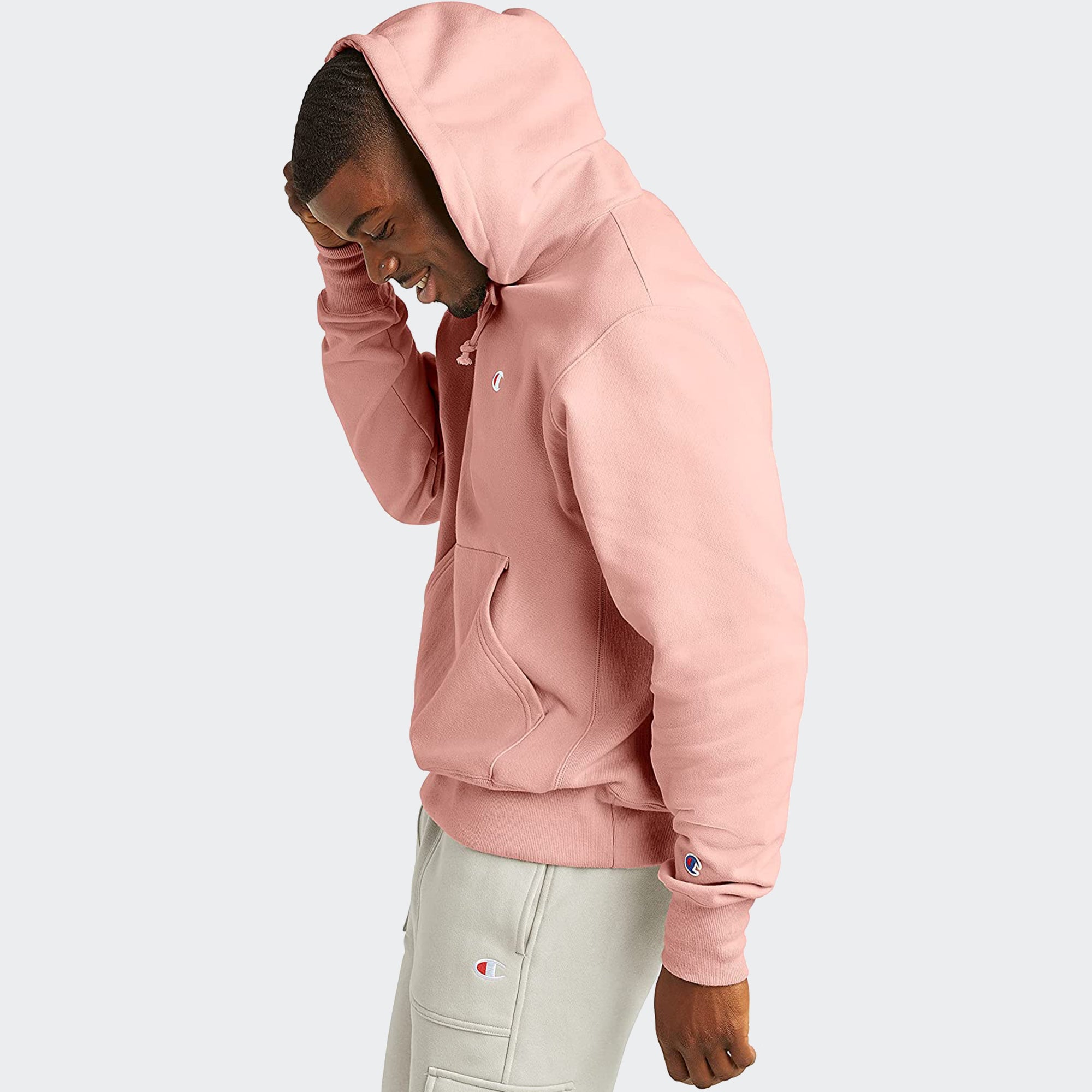 Men's Champion Life Reverse Weave Hoodie Primer Pink