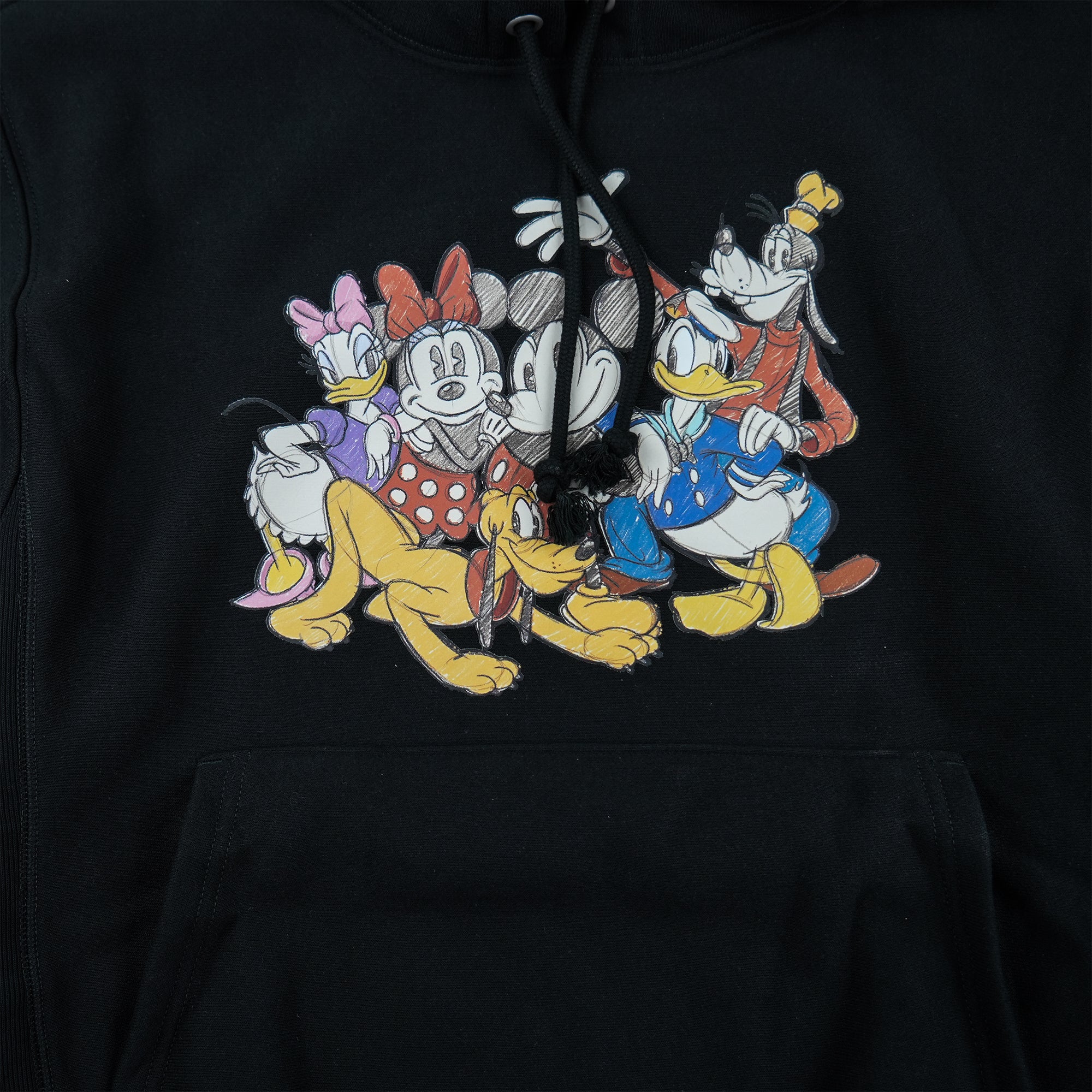 Men's Champion Reverse Weave Disney Friends Hoodie Black