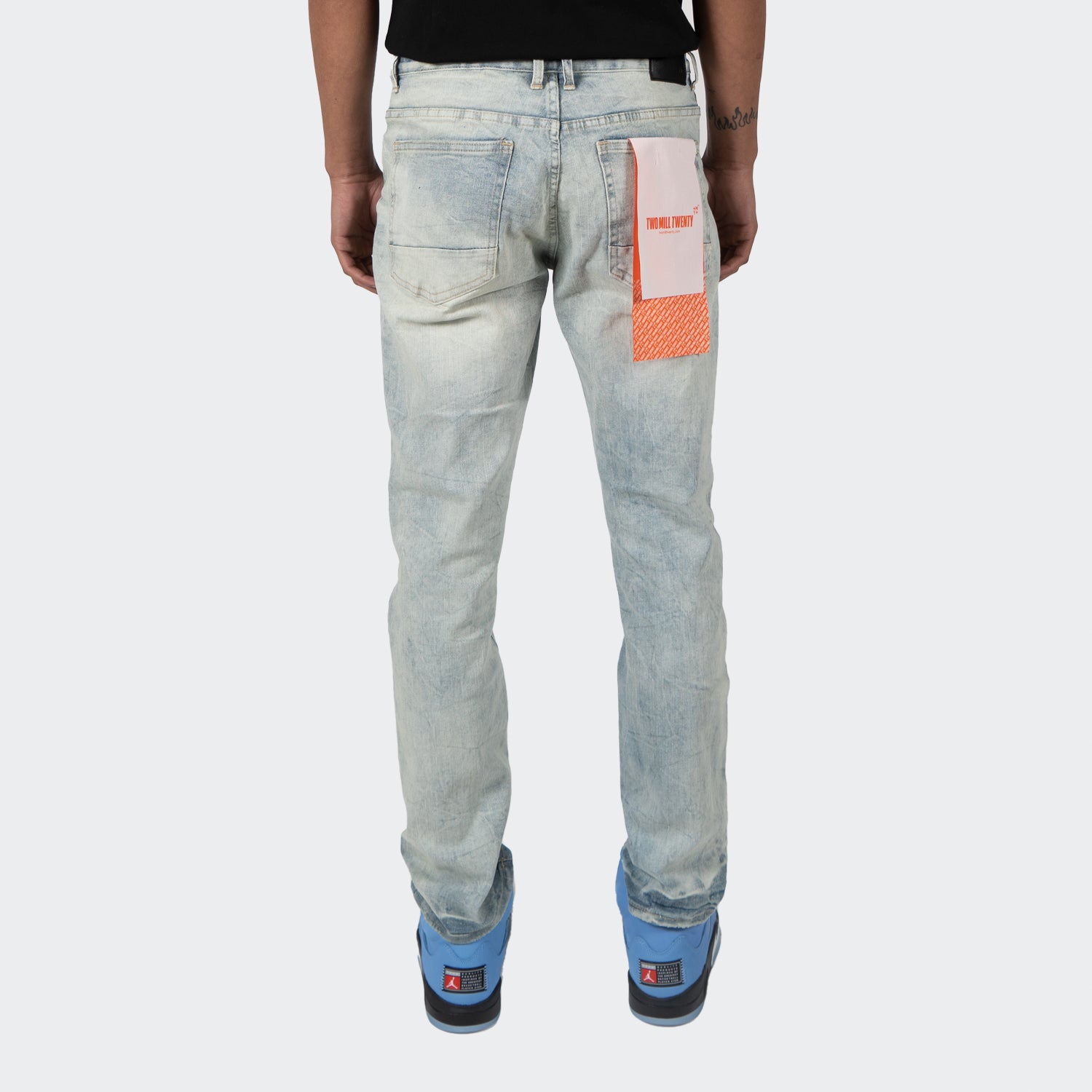 Men's TWO MILL TWENTY "Howard" Essential Clean Jeans Hull Blue