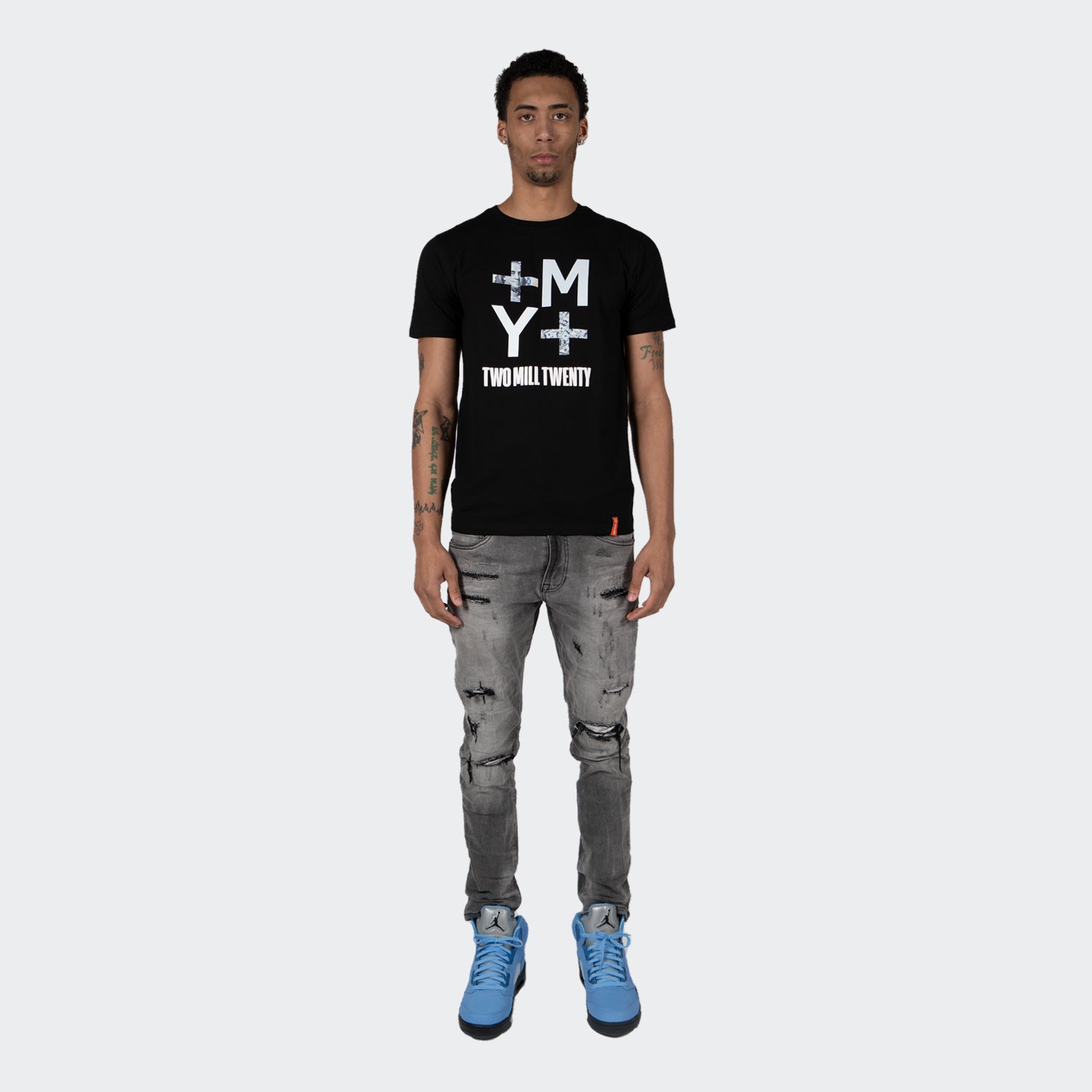 Men's TWO MILL TWENTY "Howard" Essential Clean Jean Light Grey