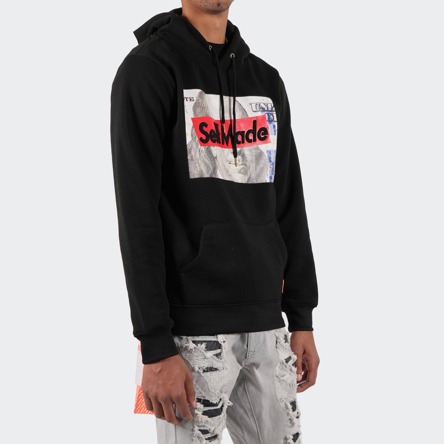 Men's TWO MILL TWENTY "Self Made" Hoodie Black