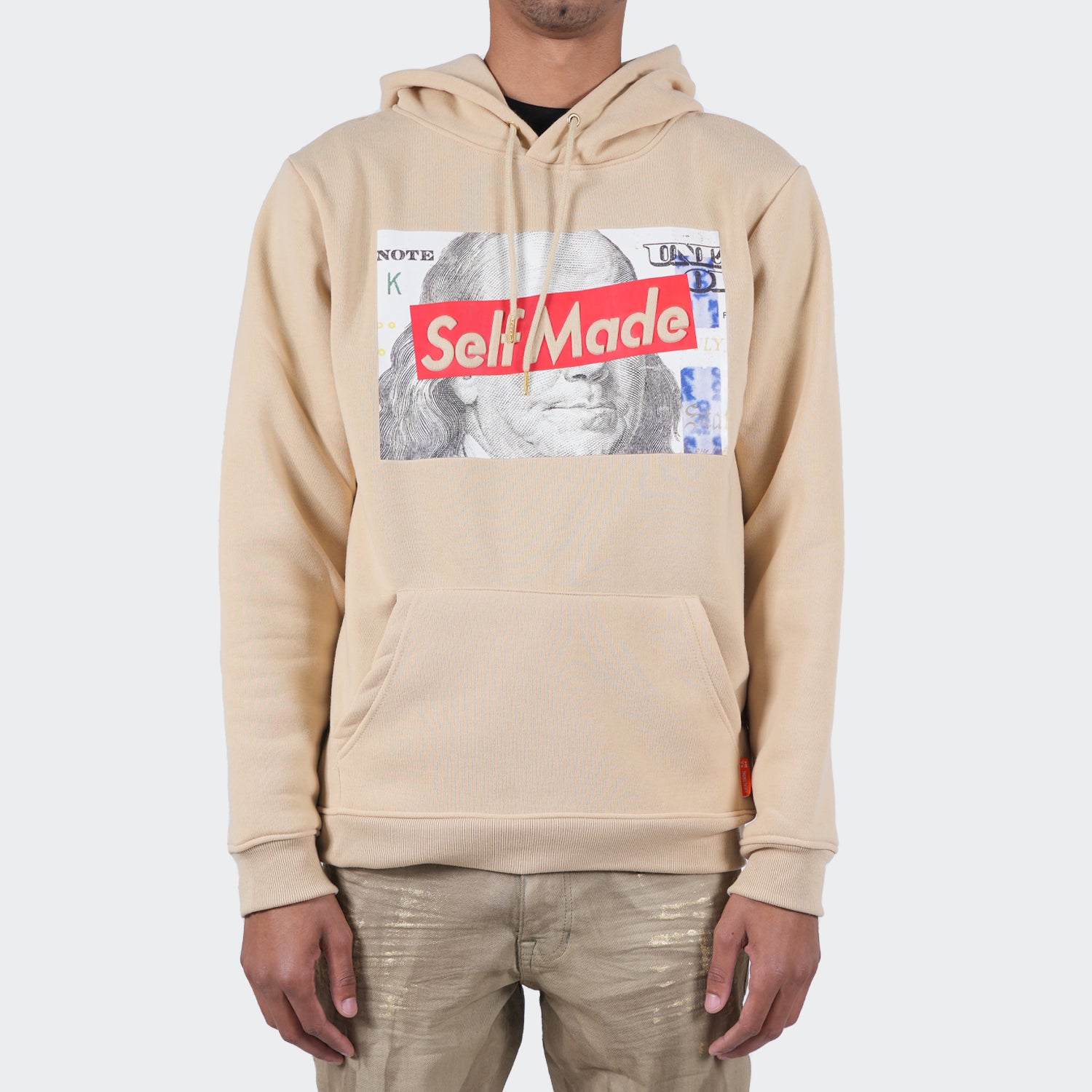 Men's TWO MILL TWENTY "Self Made" Hoodie Khaki