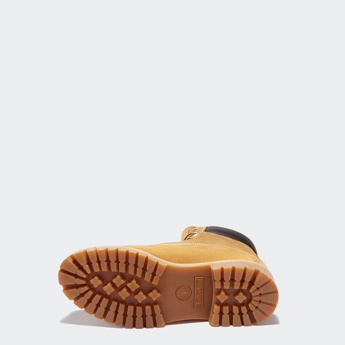 Men's Timberland Icon 6-Inch Premium Waterproof Boots Wheat Nubuck (TB010061713) | Chicago City Sports | bottom view