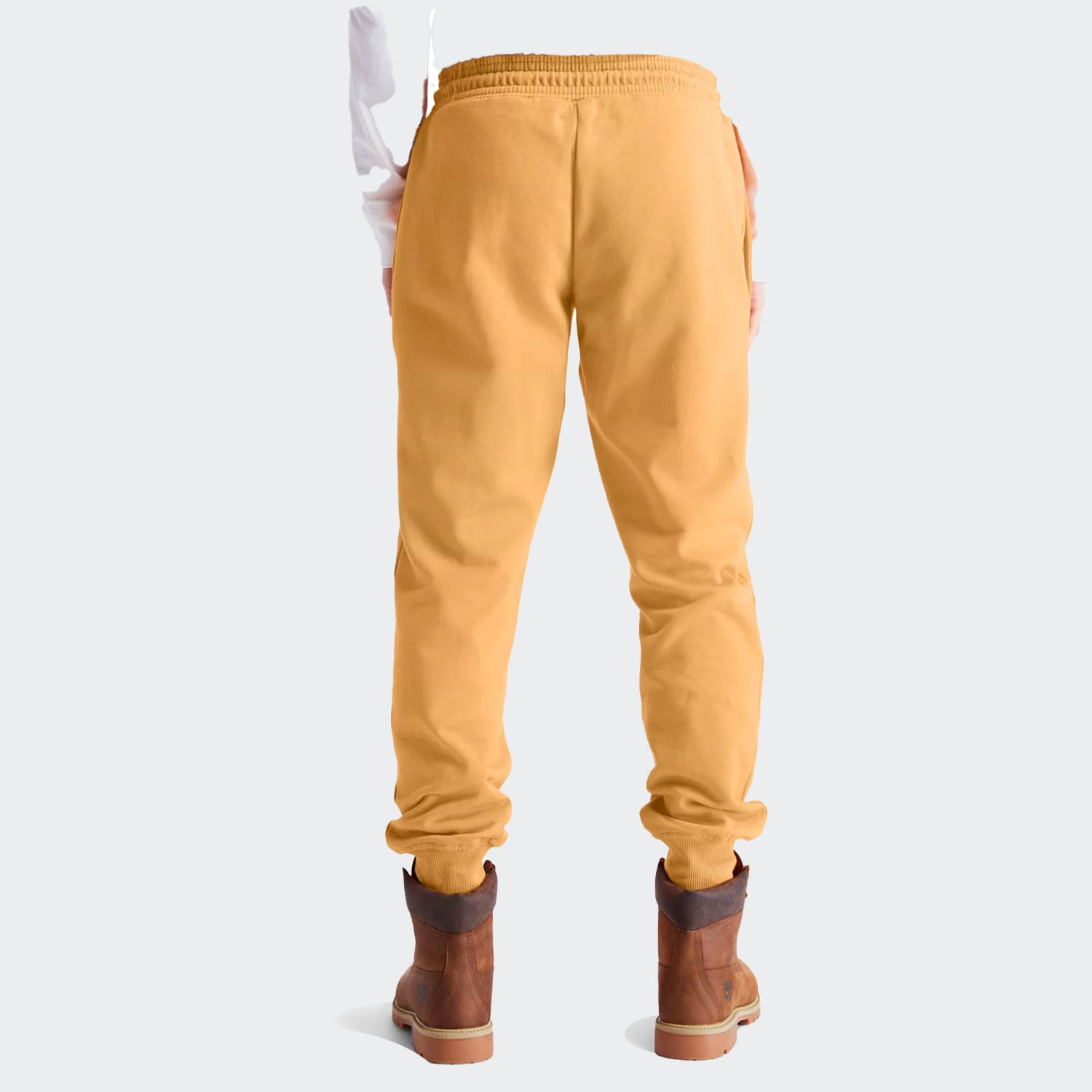 Men's Timberland Logo Sweatpants Wheat Black