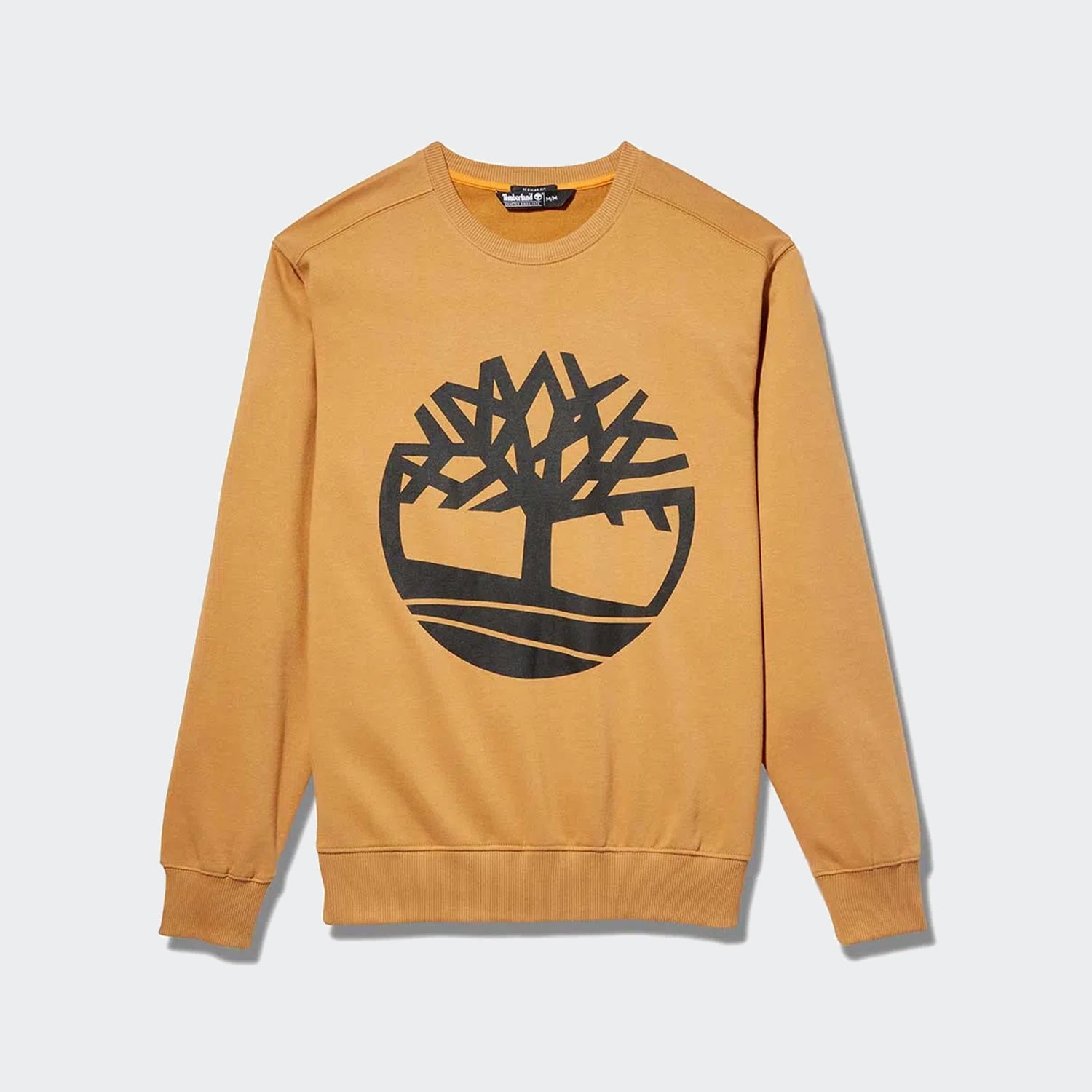 Men's Timberland Tree Logo Crewneck Sweatshirt Wheat