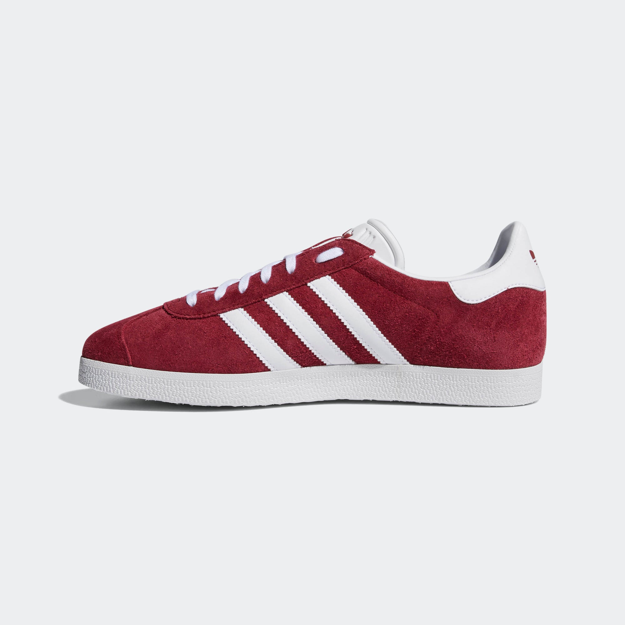 Men's adidas Gazelle Shoes Burgundy B41645 | Chicago City Sports | interior side view