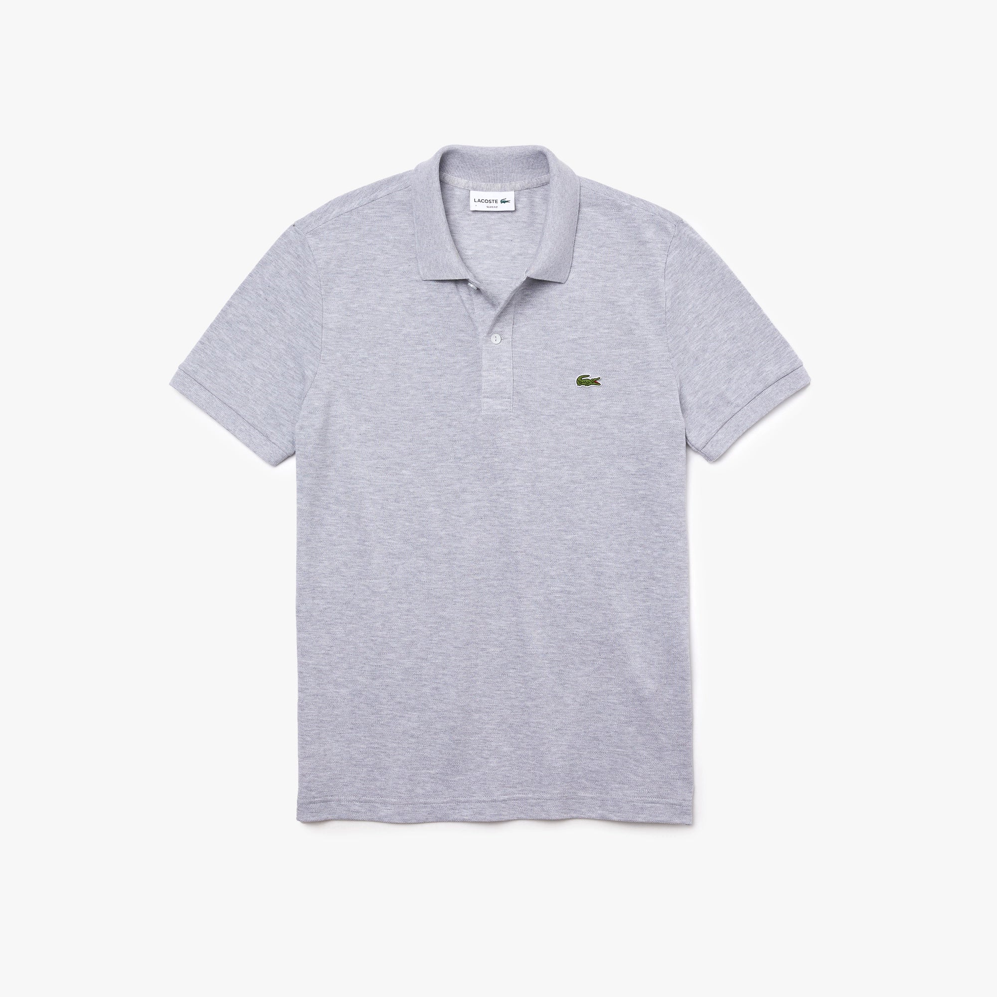 Men's Lacoste Slim Fit Petit Piqué Polo Grey