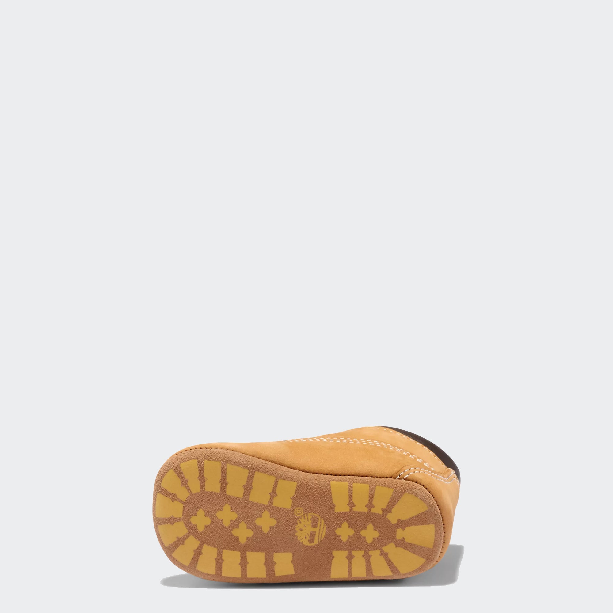 Infant Timberland Crib Bootie Hat Set Wheat