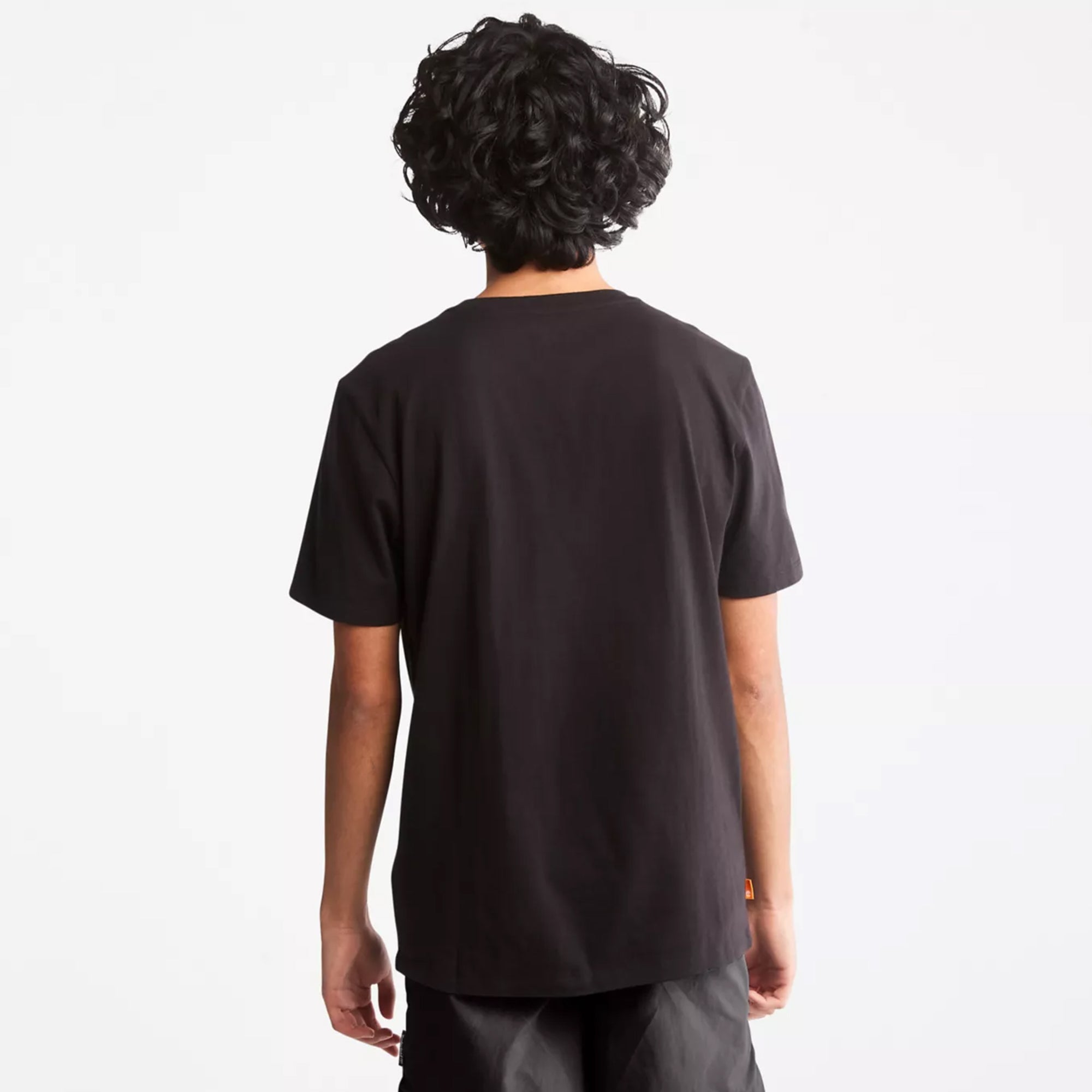 Men's Timberland Short-Sleeve Logo Tee Black
